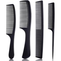 Conjunto de pentes Bealihelp Carbon Fiber Teasing Parting 4 peças