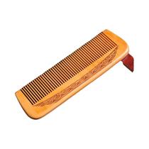 Conjunto De Pentes De Madeira De Pêssego Natural Antiestático 4PCS Escova De Cuidado Capilar De