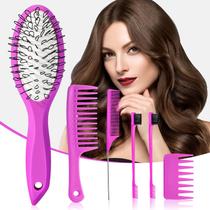 Conjunto de pentes e escovas para perucas STYLEMATE Professional, 6 unidades com tamanho de viagem Conjunto de pentes e escovas para perucas STYLEMATE Professional, 6 unidades com tamanho de viagem