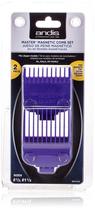 Conjunto de pentes magnéticos Andis 01420 Master Clipper Purple Conjunto de pentes magnéticos Andis 01420 Master Clipper Purple