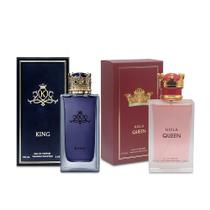 Conjunto de Perfume AFLUXE King & Queen Âmbar Floral 100 ml