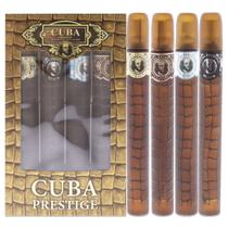 Conjunto de perfume Cuba Cuba Prestige para homens, 4 peças