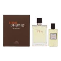 Conjunto de Perfume de 100ml e Sabonete Líquido Corporal Hermes - Aroma Amadeirado Fresco