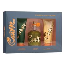 Conjunto de perfume de presente Curve for Men Colônia 125 ml com sabonete para cabelo e corpo Conjunto de perfume de presente Curve for Men Colônia 125 ml com sabonete para cabelo e corpo