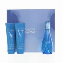 Conjunto de perfume de presente Davidoff Cool Water para mulheres Conjunto de perfume de presente Davidoff Cool Water para mulheres