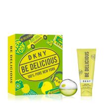 Conjunto de perfume de presente DKNY Be Delicious Eau de Parfum para mulheres