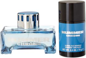 Conjunto de perfume de presente Hummer Chrome para homens, 2 peças Conjunto de perfume de presente Hummer Chrome para homens, 2 peças