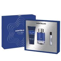 Conjunto de perfume Montblanc Explorer Ultra Blue para homens
