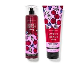 Conjunto de perfume para banho e corpo BBW Sweetheart Cherry 240 ml
