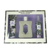 Conjunto de perfume para presente Ariana Grande God is a Women, 100 ml, 3 unidades