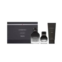 Conjunto de perfume para presente TUMI UNWIND Warm Cologne & Body Wash Men