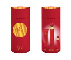 Conjunto de Perfume Perry Ellis 360 Red para Mulheres - 3 Peças