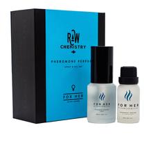 Conjunto de Perfume RawChemistry For Her com Feromônio - 30ml Conjunto de Perfume RawChemistry For Her com Feromônio - 30ml