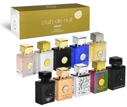 Conjunto de perfumes Armaf Club De Nuit Parfum 10 Mini 5ml para homens e mulheres Conjunto de perfumes Armaf Club De Nuit Parfum 10 Mini 5ml para homens e mulheres