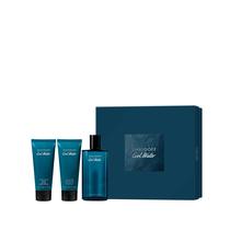 Conjunto de perfumes Davidoff Cool Water Man com 3 peças para homens