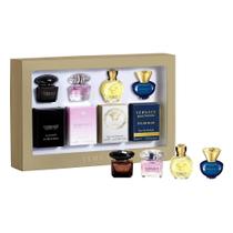 Conjunto de Perfumes Versace - Crystal Noir, Bright Crystal, Eros e Dylan Blue
