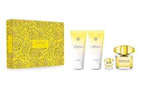Conjunto de Perfumes Versace Yellow Diamond com 4 Peças para Mulheres Conjunto de Perfumes Versace Yellow Diamond com 4 Peças para Mulheres