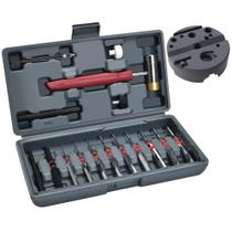 Conjunto de perfuração de pinos com ferramenta de perfuração de rolo de aço WIREGEAR com martelo