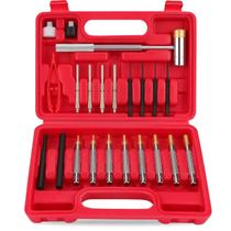 Conjunto de perfurações SEDY de 22 peças Roll Pin Starter, latão, aço, plástico