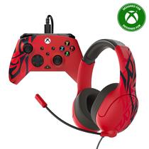 Conjunto de periféricos de videogame PDP Xbox Series XS Red Bundle