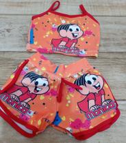 Conjunto de personagens infantil Mônica veste 1 ano