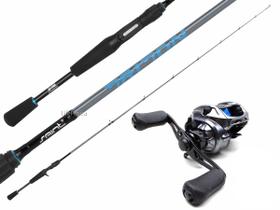 Conjunto de Pesca Triton Vara Para Carretilha 5'6" (1,68M) 7-17lbs 561BC - Inteiriça + Carretilha Perfil Baixo 10000 - 10 Rol. Conjunto de Pesca Triton Vara Para Carretilha 5'6" (1,68M) 7-17lbs 561BC - Inteiriça + Carretilha Perfil Baixo 10000 - 10 Rol.