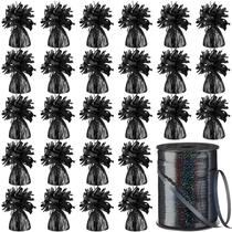 Conjunto de pesos de balão e fitas Yunsailing Black (24 unidades) Conjunto de pesos de balão e fitas Yunsailing Black (24 unidades)