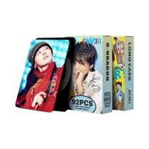Conjunto De Photocards De Ídolos Kpop GD TAEYANG DAESUNG SEUNGRI 92 Peças Impressão HD Adesivos Lomo