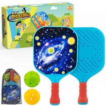 Conjunto de pickleball para crianças Foayex 2 Paddles Balls Toy Outdoor Conjunto de pickleball para crianças Foayex 2 Paddles Balls Toy Outdoor