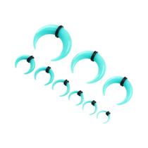 Conjunto De Piercing De Nariz Em Acrílico 9 Peças, Colar De Orelha Em Forma De U, Ponta De Chifre De