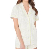 Conjunto de pijama Ammiko Y2K Monkey Beach de manga curta para mulheres