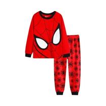 Conjunto De Pijama De Algodão Mickey Cartoon Para Crianças, Roupa De Dormir De Manga Longa Para Conjunto De Pijama De Algodão Mickey Cartoon Para Crianças, Roupa De Dormir De Manga Longa Para