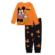 Conjunto de pijama Disney Vampire Mickey de 2 peças para crianças em algodão Conjunto de pijama Disney Vampire Mickey de 2 peças para crianças em algodão