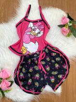 Conjunto de pijama infantil tema magali Conjunto de pijama infantil tema magali