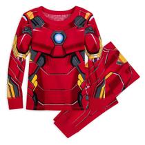 Conjunto de pijama Marvel Iron Man Costume PJ PALS para crianças de 8 anos