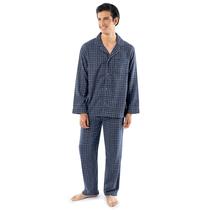Conjunto de Pijama Masculino Fruit of the Loom Xadrez Marinho 2X Conjunto de Pijama Masculino Fruit of the Loom Xadrez Marinho 2X