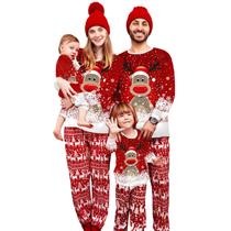 Conjunto de pijama OakFashion Christmas Family Matching Elk Xmas