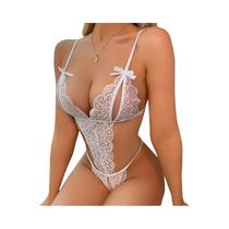 Conjunto De Pijama Sexy Feminino Com Renda E Abertura Na Parte Íntima, Sutiã Aberto Em V Profundo, Conjunto De Pijama Sexy Feminino Com Renda E Abertura Na Parte Íntima, Sutiã Aberto Em V Profundo,