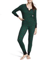 Conjunto de Pijama Térmico Victoria's Secret - Modelo Spruce Plaid