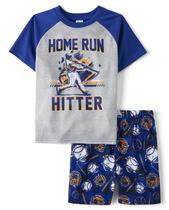 Conjunto de pijama The Children's Place, camisa de manga curta e shorts para meninos Conjunto de pijama The Children's Place, camisa de manga curta e shorts para meninos