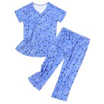 Conjunto de pijamas Beidou Star para pijamas femininos, 2 peças, tamanho 2GG