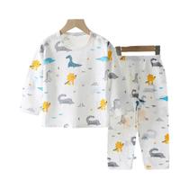 Conjunto de Pijamas de Algodão para Bebês e Crianças (0-5 anos) - Estampas de Desenhos Animados