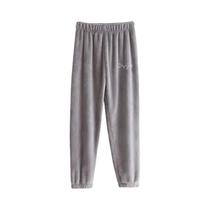 Conjunto De Pijamas De Flanela Quente Feminino Manga Longa Veludo Coral Roupa De Dormir Outono