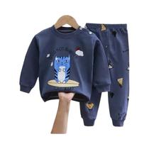 Conjunto De Pijamas De Manga Longa Para Bebês De 0 a 4 Anos, Roupas De Casa Para Crianças, Fantasia