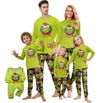 Conjunto de pijamas de Natal Foughi Matching para pijamas familiares Conjunto de pijamas de Natal Foughi Matching para pijamas familiares