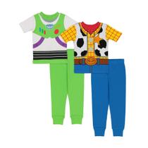 Conjunto de pijamas Disney Toy Story Snug Fit Cotton para meninos 4T