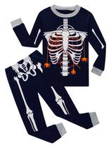 Conjunto de pijamas Family Feeling Glow-in-the-Dark Skeleton Blue 16 Conjunto de pijamas Family Feeling Glow-in-the-Dark Skeleton Blue 16