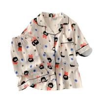 Conjunto De Pijamas Femininos Com Estampa De Pinguim Listrado, Estilo Francês Kawaii, Casual E Conjunto De Pijamas Femininos Com Estampa De Pinguim Listrado, Estilo Francês Kawaii, Casual E