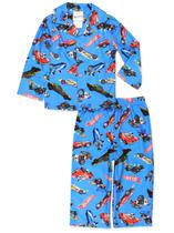 Conjunto de pijamas Hot Wheels Racecar Toddler & Boys Flannel 6 Blue
