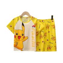 Conjunto de Pijamas Infantis Pokémon - Confortável para Meninos e Meninas